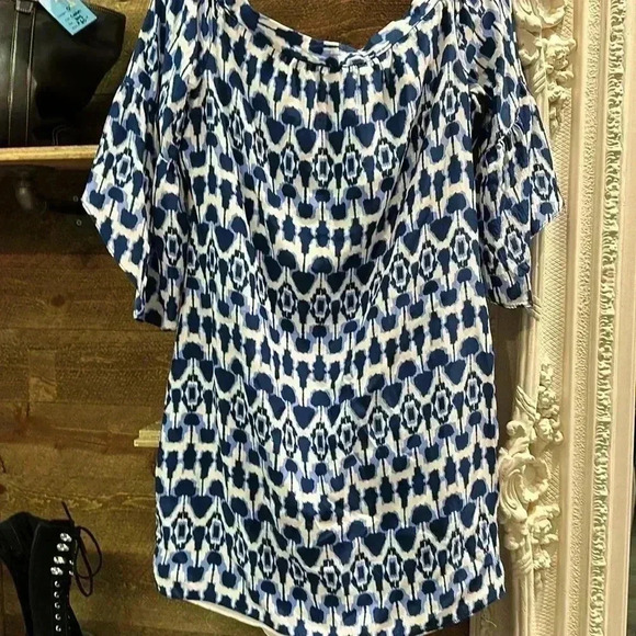 Alice & Trixie by Angela George Off The Shoulder Willow Silk Dress - Picture 4 of 6